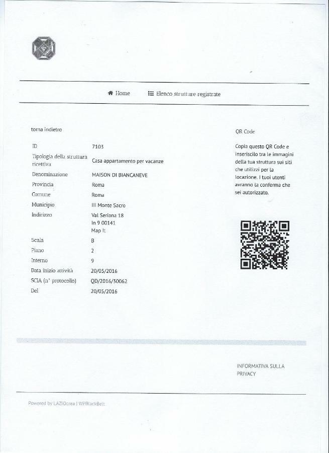 Maison Di Biancaneve Róma Kültér fotó